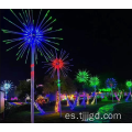 Luces LED de fuegos artificiales al aire libre